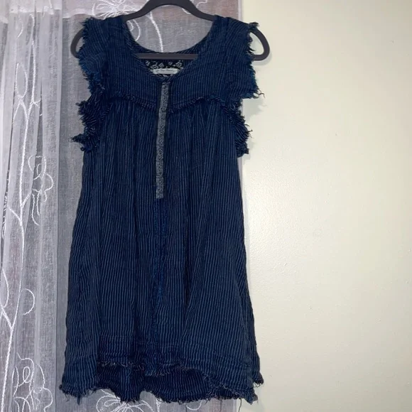 We the Free Spring/Summer blue flowy dress - Picture 2 of 4